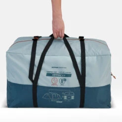 Quechua 8 Man Tent With Poles - Arpenaz 8.4 -Outdoor Camping Equipment Store k0ced4105479cdc4f659745bae4e3fafe