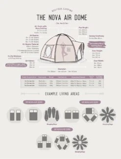 Nova Air Dome Tent -Outdoor Camping Equipment Store k0efb62f6c44ca5417c4d6375d785ca45