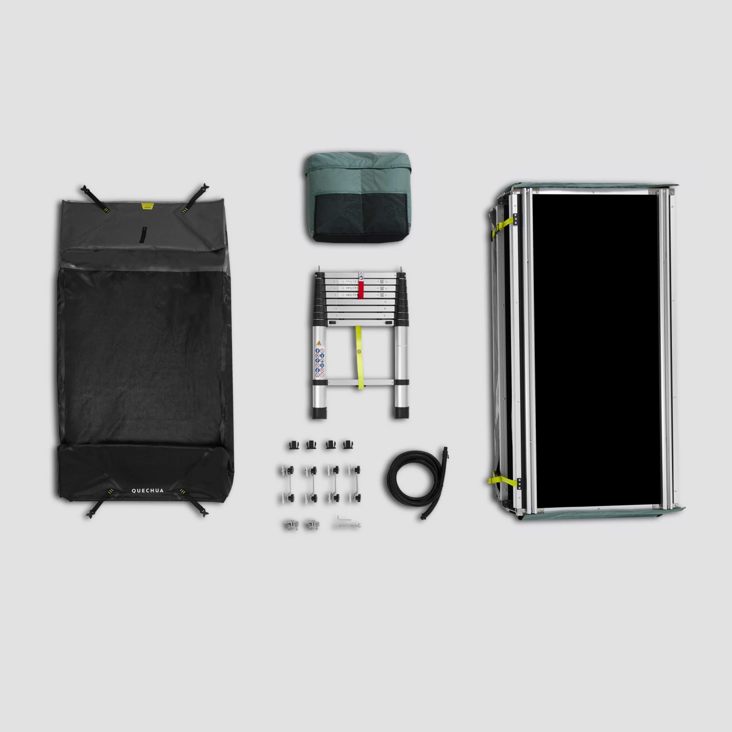 Quechua INFLATABLE ROOF TENT MH900 FRESH & BLACK 2 PERSON 9 Quechua INFLATABLE ROOF TENT MH900 FRESH & BLACK 2 PERSON - Image 7