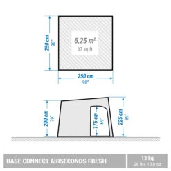 Quechua 6 Person Inflatable Camping Shelter 18 Quechua 6 Person Inflatable Camping Shelter -Outdoor Camping Equipment Store k62146d9c06fc868e43a84ebe4a210b04