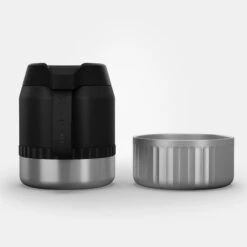 Quechua Stainless Steel Isothermal Food Box For Hiking MH500 0.8 L With Bowl Black -Outdoor Camping Equipment Store k65696e8c1e3be71e5d620f434004ef50