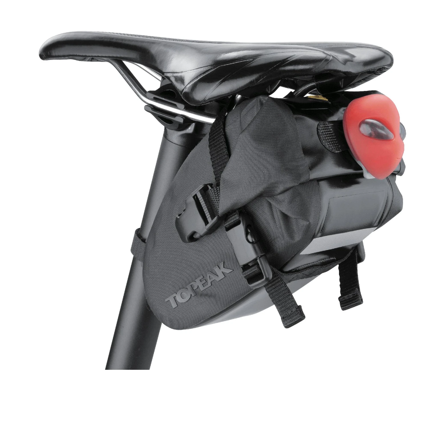 Topeak Wedge Drybag Waterproof Bike Saddle Bag, Strap Fit - 0.6 L 4 Topeak Wedge Drybag Waterproof Bike Saddle Bag, Strap Fit - 0.6 L - Image 2