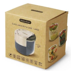 Black+Blum Glass Lunch Bowl 600ml Slate -Outdoor Camping Equipment Store k7ff4b31510fd40cb41416ee292147b94