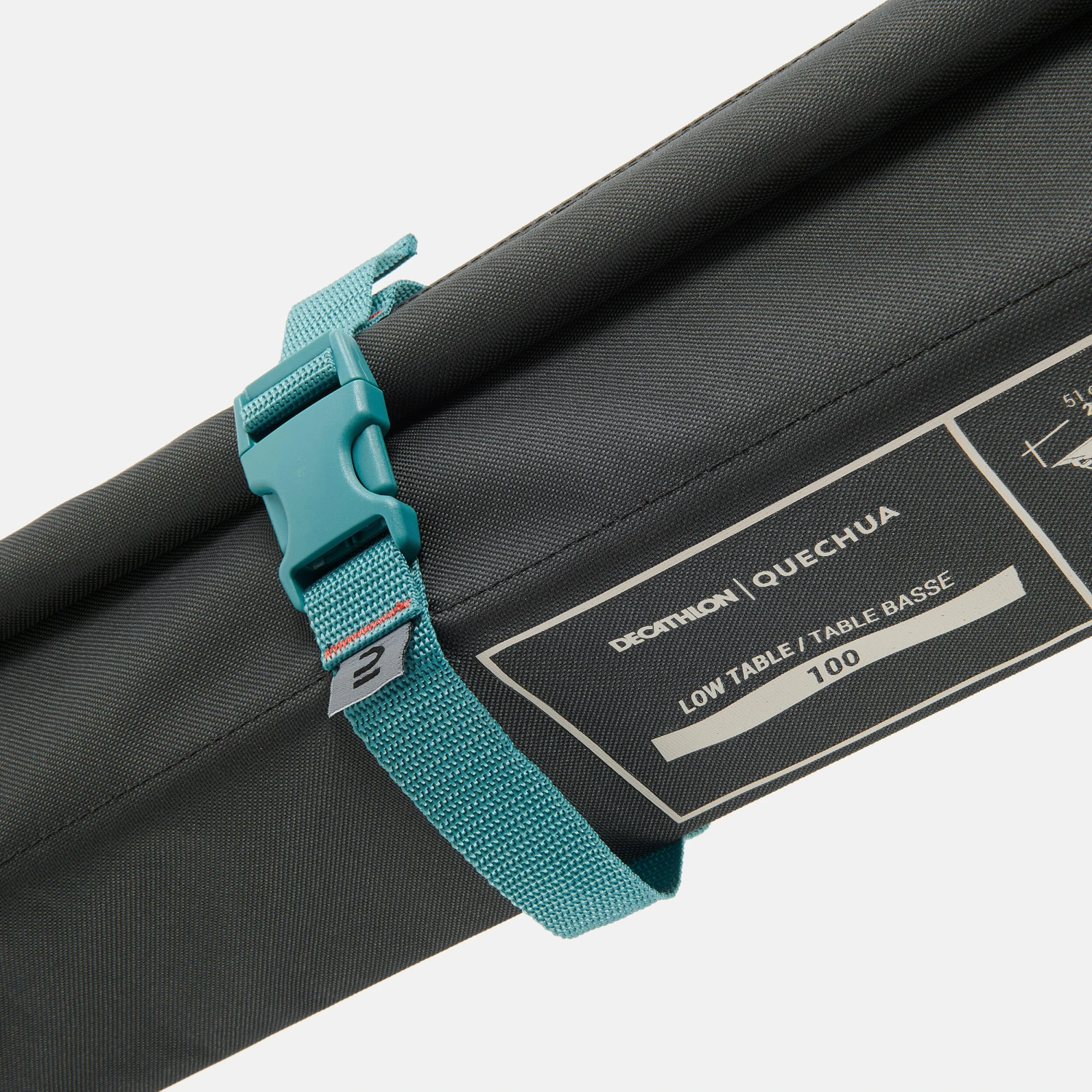 Quechua LOW FOLDING CAMPING TABLE MH100 Grey 10 Quechua LOW FOLDING CAMPING TABLE MH100 Grey - Image 8