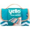 Yello Folding Picnic Blanket Zig Zag Design -Outdoor Camping Equipment Store ka454b27d824732542886abc9f8835c71