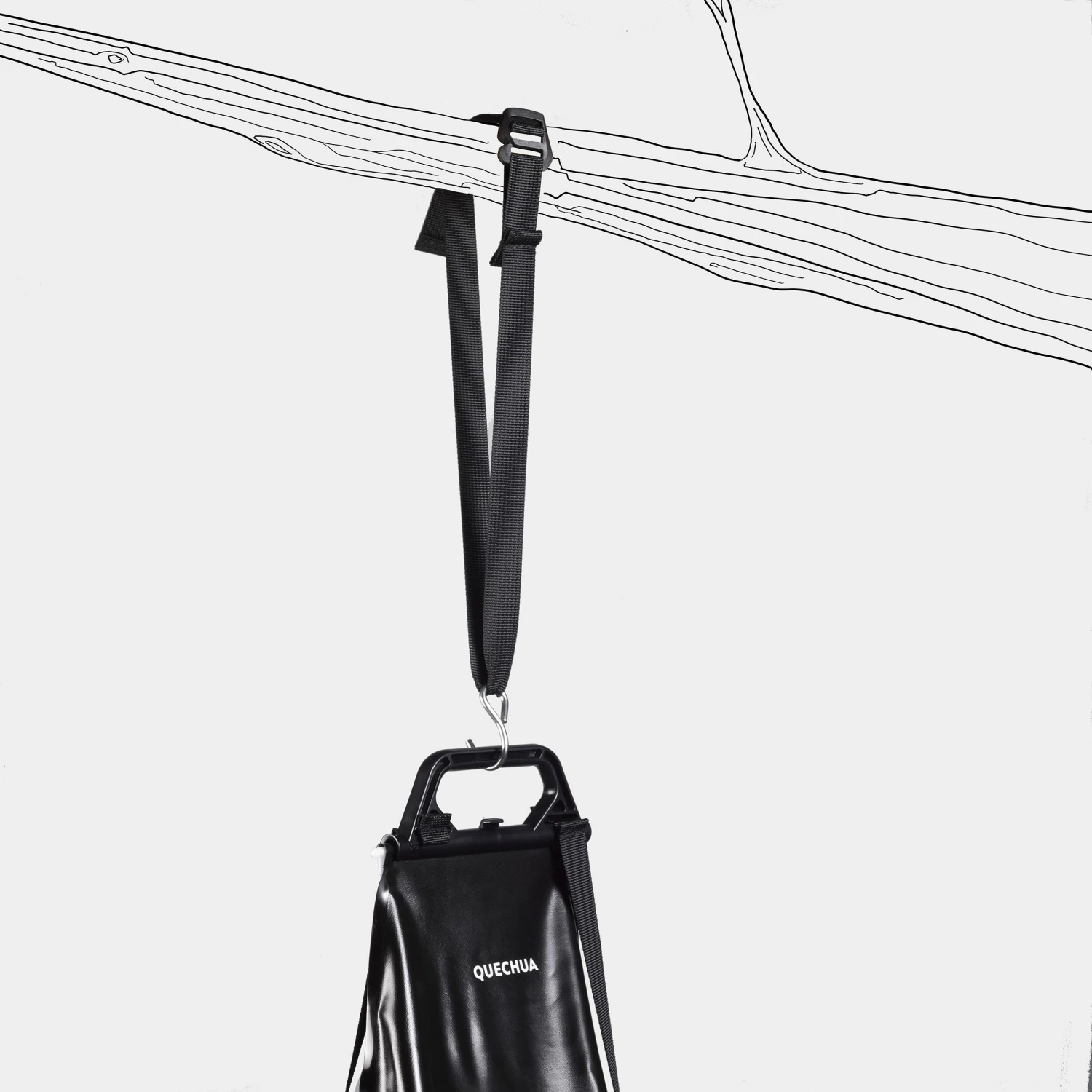 Quechua SOLAR CAMPING SHOWER - 10 LITRES 4 Quechua SOLAR CAMPING SHOWER - 10 LITRES - Image 2