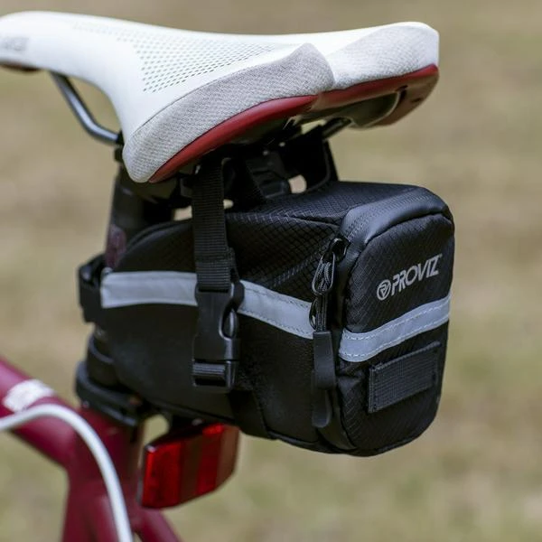 Proviz REFLECT360 Reflective Waterproof Cycling Saddle Bag 6 Proviz REFLECT360 Reflective Waterproof Cycling Saddle Bag - Image 4
