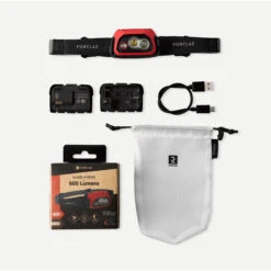 RECHARGEABLE HEADLAMP - 600 LUMENS -Outdoor Camping Equipment Store kb8407c51adf5a52666fb6c20083cbffe
