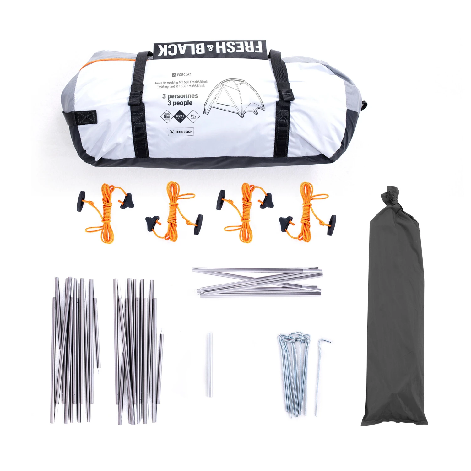 3 Man Trekking Blackout Dome Tent - MT500 F&B 18 3 Man Trekking Blackout Dome Tent - MT500 F&B - Image 16