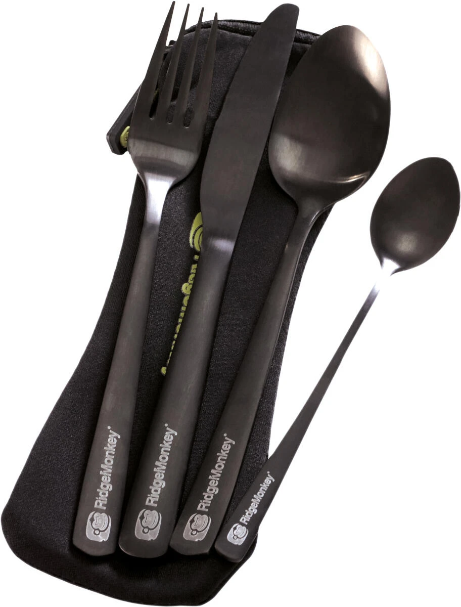 RidgeMonkey DLX Cutlery Set 4 RidgeMonkey DLX Cutlery Set - Image 2